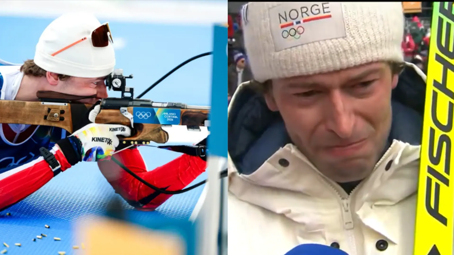 Норвезький біатлоніст Штурла Гольм зізнався у зраді дружині й розплакався в прямому ефір