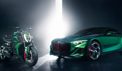 Bentley та Ducati спільно випустять мотоцикл, натхненний купе Batur