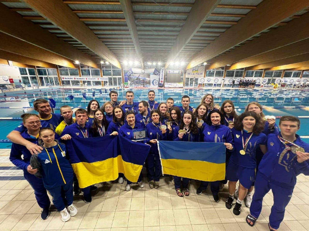 29 медалей (12 золотих, 8 срібних та 9 бронзових) — такий підсумок виступу національної збірної України на ІІ етапі ліцензійного Кубка світу з плавання в ластах
