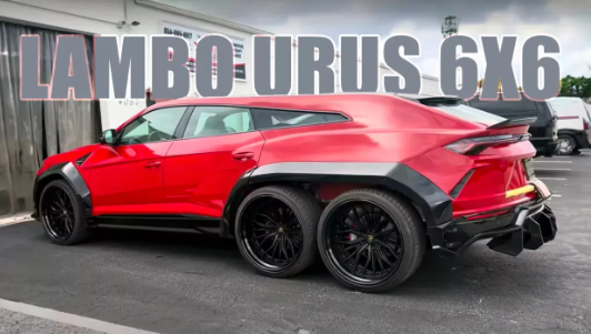 Lamborghini Urus перетворили на шестиколісного монстра