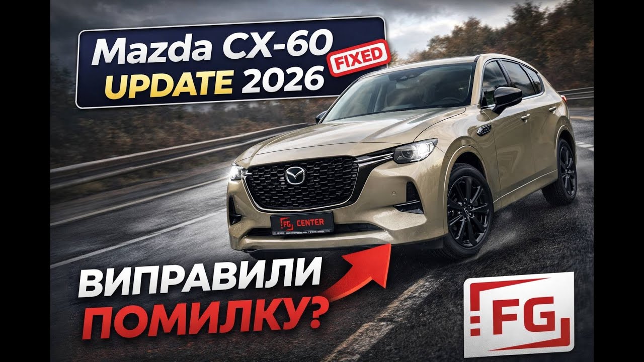 Mazda CX-60 2026 — оновлення підвіски: робота над помилками